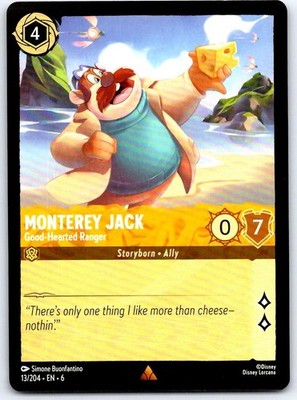 Monterey Jack - Good-Hearted Ranger 13/204 R Azurite Sea Lorcana NM/M