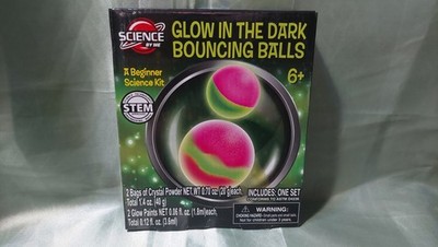 Science By Me Glow In The Dark Bouncing Balls STEM Kit Ages 6+ Beginner