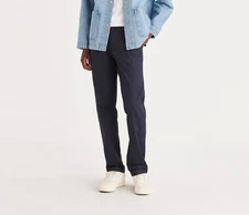 Dockers Signature Khakis Athletic Fit Mens Pants Navy Wrinkle Free Sz 32x32 NWT