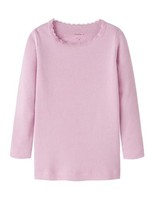 Name IT MäDchen Nmfkab Ls Top Noos T Shirt 13198042,Sweet Dreams,86