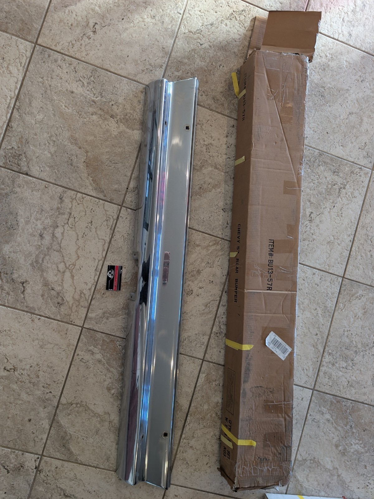 1957 Chevrolet Full Size Bumper Rear Center | eBay