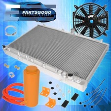 91-99 Mit 3000Gt/-96 Stealth 2Pc 10" Fans+ Full Radiator + Gold Radiator Tank