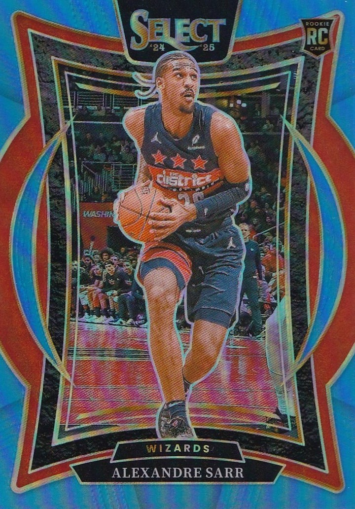 Alexandre Sarr 2024-25 Panini Select Concourse Light Blue Prizm RC 201/299 #73