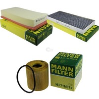 Mann Inspektionspaket FüR CitroëN C8 2.0 16V Peugeot 807 Lancia Phedra