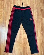 Adidas 3 Red Stripes Pants Youth Medium