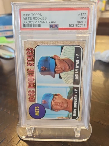 1968 Topps - Rookie Stars Nolan Ryan, Jerry Koosman #177 (RC)