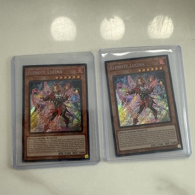 Yugioh! Elfnote Lucina, BPRO-EN010, Secret Rare, 1st Edition X 2