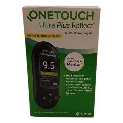 OneTouch Ultra Plus Reflect  Blutzuckermessgerät (mmol/L) I 1 Messgerät, 10 Test