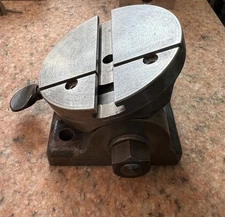 Geometric Tool Co. Style A 3.375" dia adjustable rotating milling plate W/ tilt