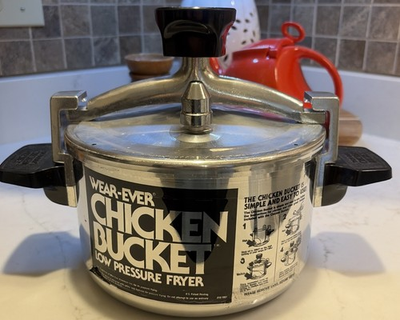 #ad Vintage Wear Ever Chicken Bucket 4Qt Low Pressure Cooker Fryer New Without Box $109.95