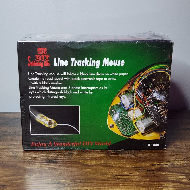 CIC DIY Soldering Kit – Line Tracking Mouse Robot – New STEM Electronics Project