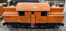 Antique Ives 3242 Standard Gauge Electric Locomotive Beautiful Orange No Reserve