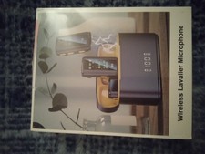 MICROPHONE SET OF 3 LAVALIER WIRELESS WITH CHARGING UNIT NEW SEALED BOX