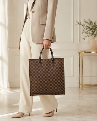 Louis Vuitton Tasche Sac Plat Damier mit Zertifikat