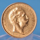 Preussen 20 Mark 1910 A Wilhelm II * 7 ,96 Gramm - 900 Gold * Vz- Jaeger 252