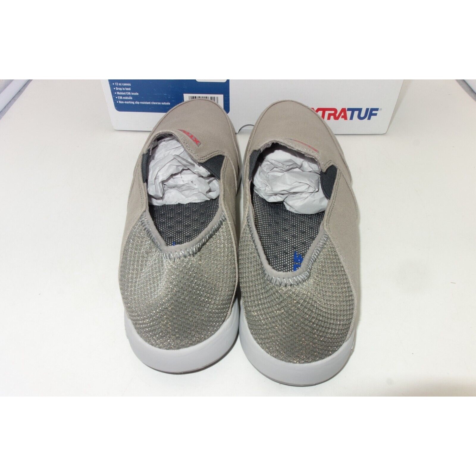 NEW Xtratuf Yellowtail Slip On Shoe Boat Deck Shoes Gray Men's 9