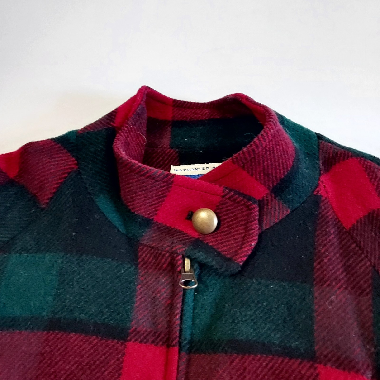 Vintage Pendleton Bomber Jacket Petite Large Red … - image 4