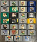 Lot of 27 UNTESTED Nintendo N64 Video Games - Mario, Mega Man, Tony Hawk & more