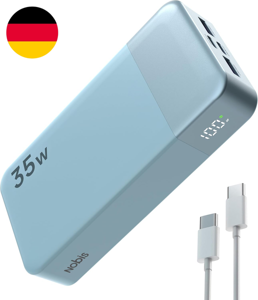 Nobis Power Bank, Powerbank 20000Mah, 35W Externe Handyakkus Fast Charging, Exte-image