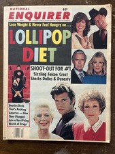 National Enquirer March 29, 1983 Beatles Falcon Crest Dallas Dynasty TV Shows