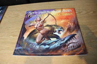 Boris Vallejo & Julie Bell's Fantasy Calendar 2006. used no marks inside  Nice!