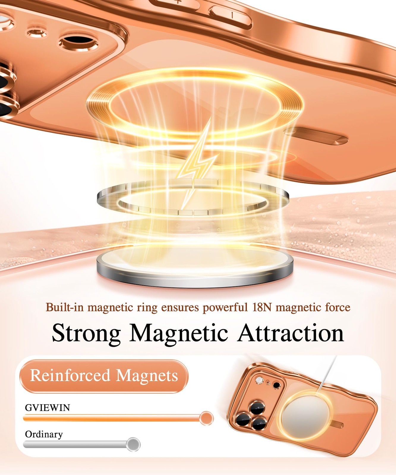 Coque iPhone 17 Pro Max 6.9 compatible MagSafe transparente antichoc