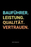 BaufüHrer Notizbuch Din A5 120 Seiten Punktraster Notizen Skizzen Tagebuch