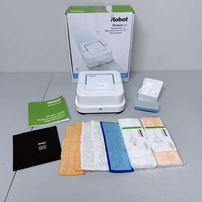 iRobot Braava Jet 240 Mopping Robot Battery, Charger Pads Kitchen Bathroom Floor