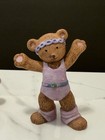 Vintage Porcelain UCGC Teddy Bear Gymnastics Figures, Pink Teddy Bears Aerobics — photo 7