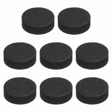 8 Pcs Single Sided Speaker Isolation Feet Pads, 15mmx5mm Foam Base Pad, Black