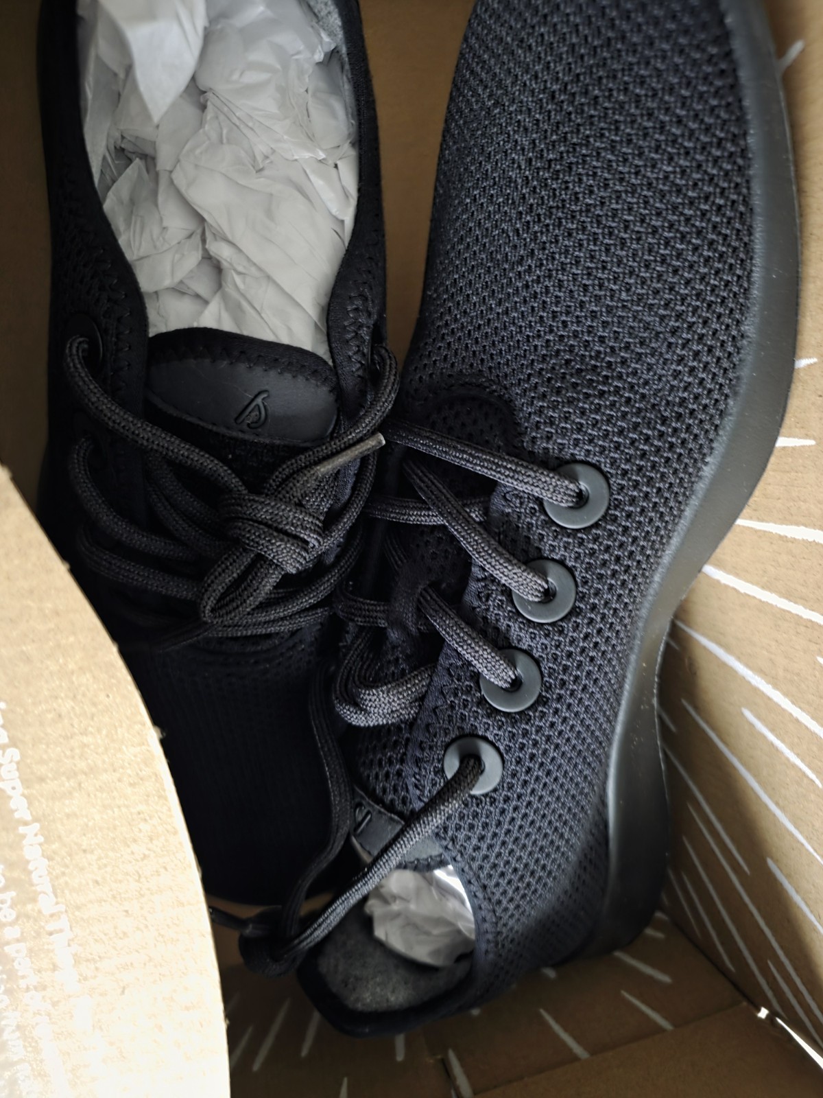 Allbirds Tree Runners Black Trainers Size UK 10 image 5