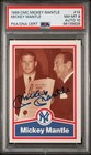 1989 CMC LTD Edition Mickey Mantle #10 HOF On Card Auto NM-