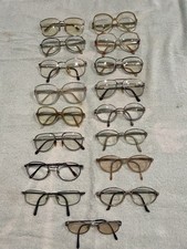 Lot Of 17 Vintage eyeglasses, Retro, Granny, Pilot Aviator, 80s, 90s