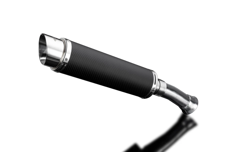 Silenciador de carbono redondo de 14" KTM 1090R 1190 Adventure 1290R Super 14-20  Foto 2 de 4