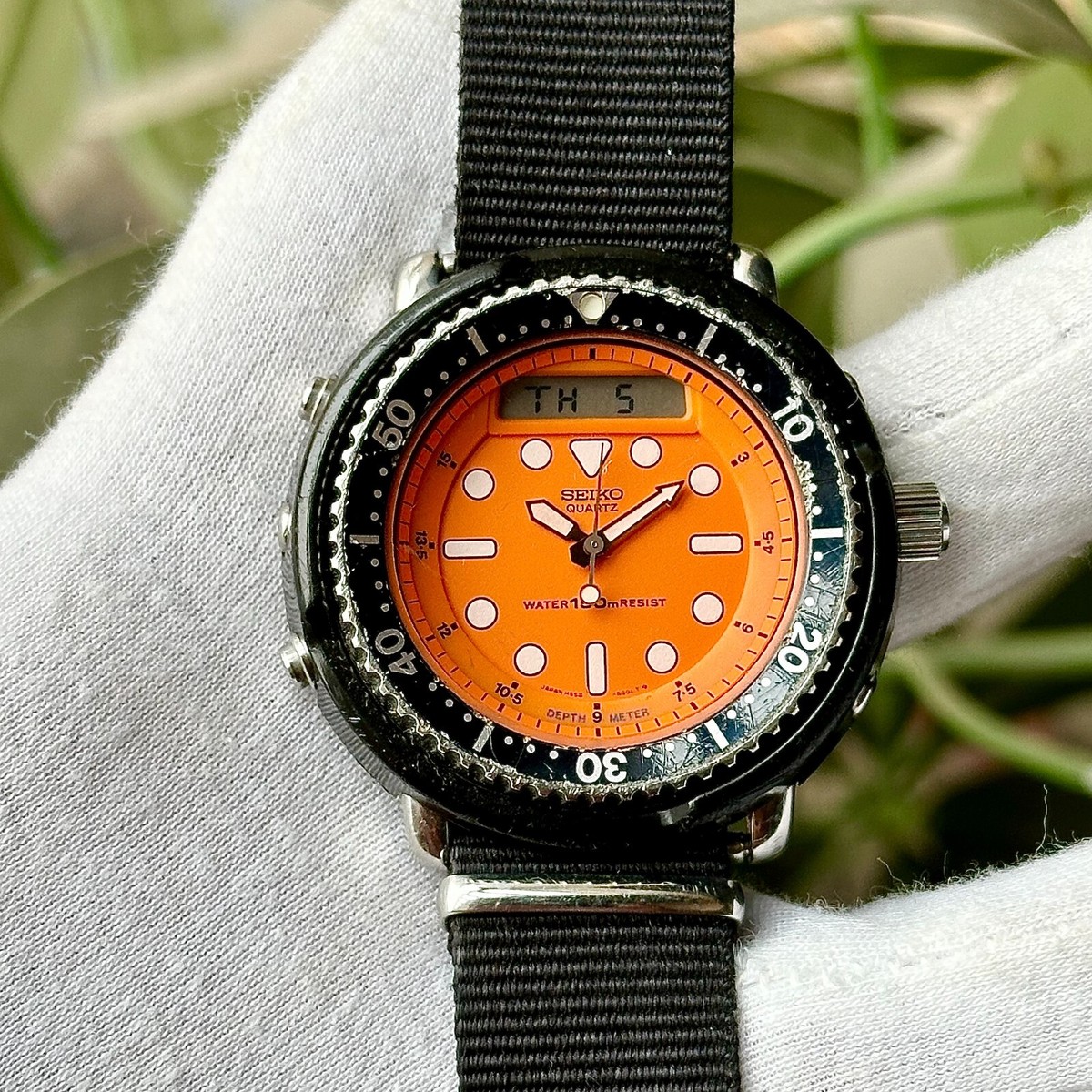 た*ん様 ジャンク　ツナ缶　希少　セイコーハイブリッドダイバー　H558-500 た*ん様 ジャンク ツナ缶 希少 セイコーハイブリッドダイバー