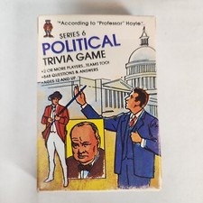 Vintage Hoyle Pocket Trivia Game Series 6 Political Trivia Game 1984