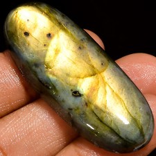 Natural Labradorite Oval Shape Cabochon Loose Gemstone 71 Ct. 49X19X8 mm EE37567