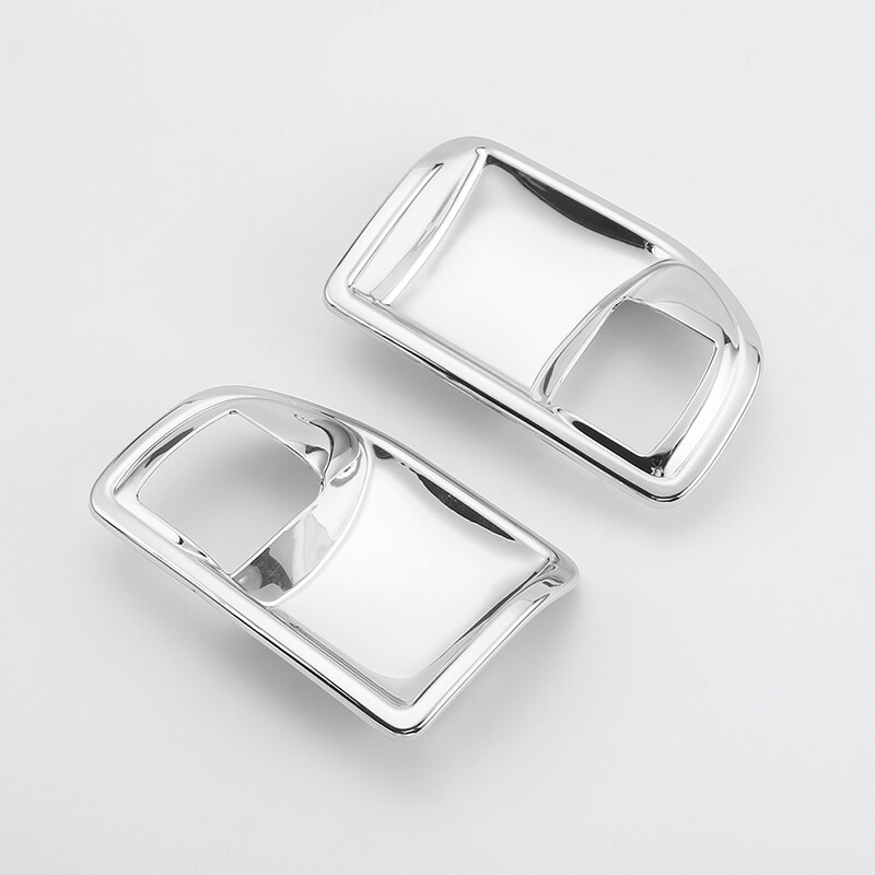 Chrome Interior Door Handle Bowl Cover Trim for Jeep Wrangler JK 2Door