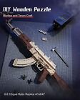 Rokr 3D Wooden Puzzle Submachine Band Gun for Teens Adults Diy Building Toys