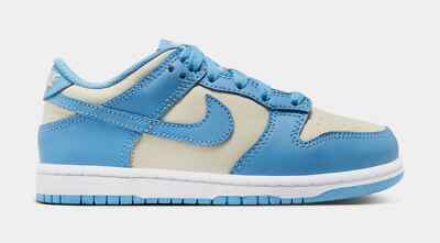 New Nike (PS) Pre School Kids Dunk Low Blue Beyond Beach White