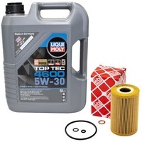 MotoröL Set 5W-30 5 Liter + ÖLfilter 26684 FüR BMW 3Er 318Is Z3 1.8I 1.9I E36