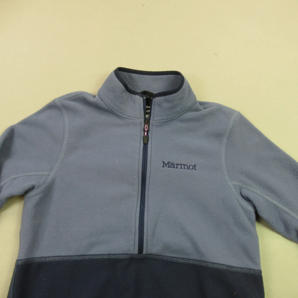 Suéter Marmot Mujer XS Manga Larga 1/4 Cremallera Exterior Pullover Azul Foto 3 de 4