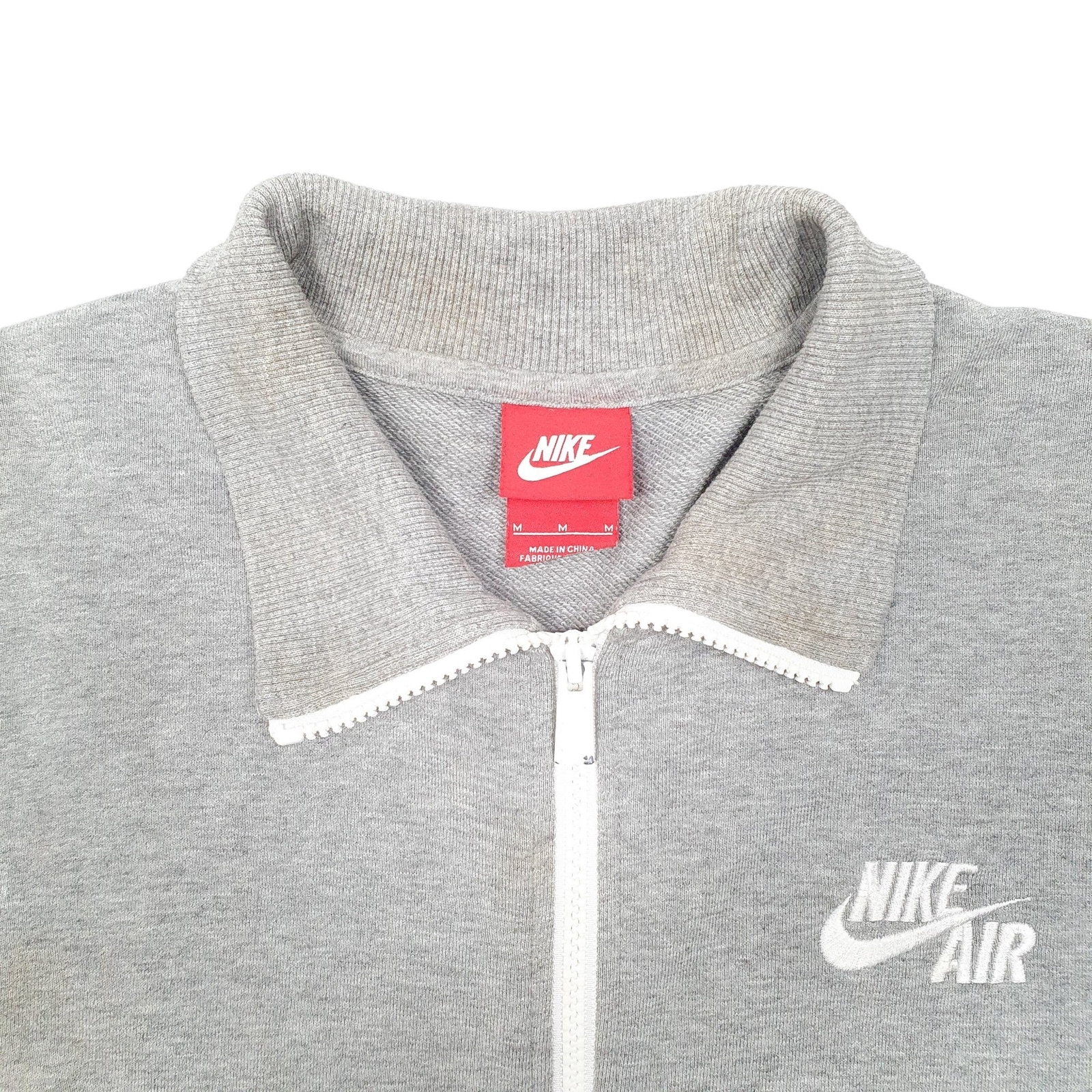NIKE Full Zip Sweatshirt Air Jumper Sweatshirt Mens M image 2