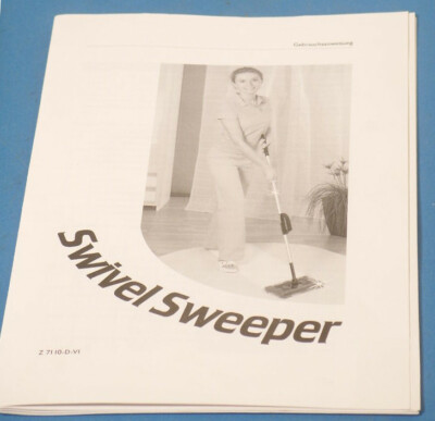Instruction manual / Gebrauchsanweisung für Swivel Sweeper - Englische Ausgabe