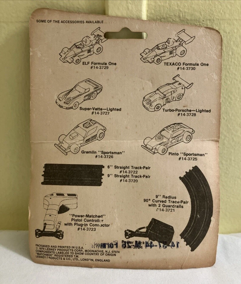 MATCHBOX Speedtrack Slot Car INDY F1 Marlboro M-26 NEW VINTAGE 1979 - Image 3 of 4