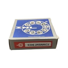 ZNL 6306 2RSNRC3 Single Row Radial Ball Bearing with Snap-Ring 30x72x19mm