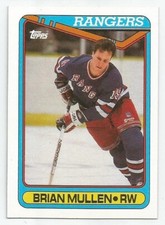 BRIAN MULLEN 1990-91 TOPPS CARD NEAR MINT+ CONDITION