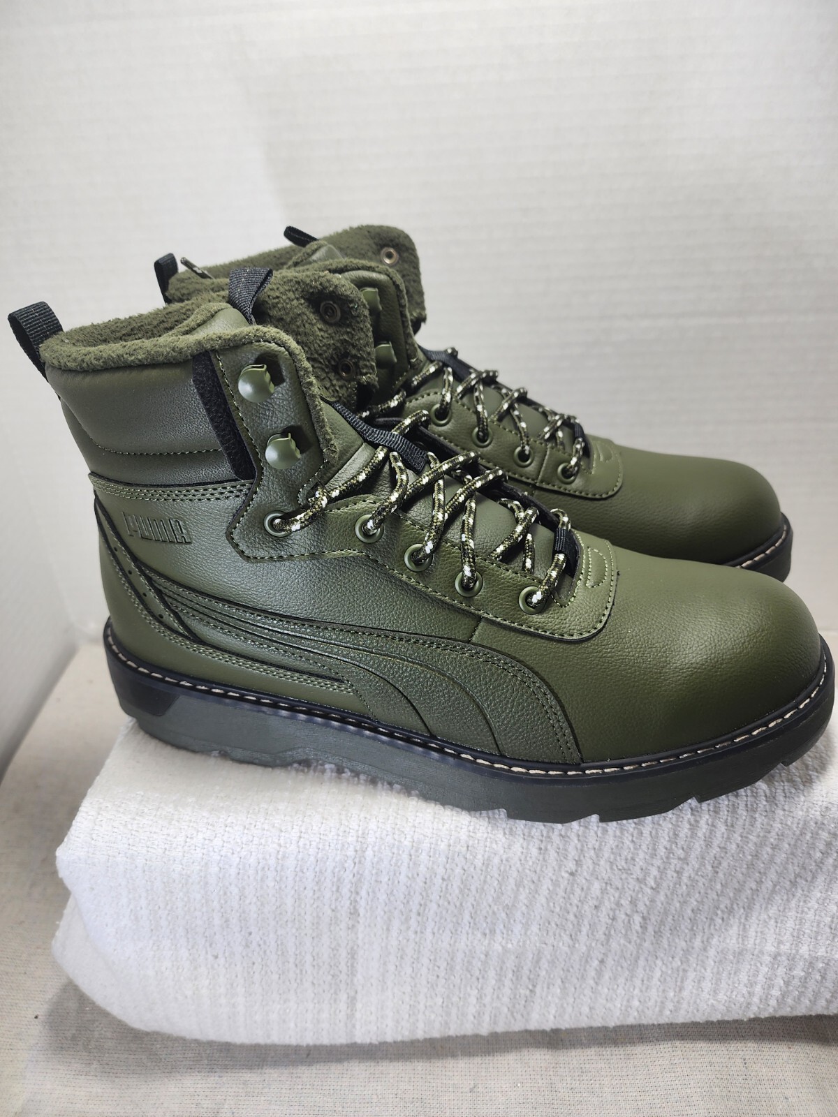 PUMA Mens Desierto v3 Size 10 Boot Dark Olive Green 392626 02 New w Box