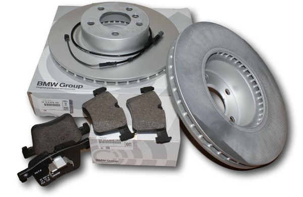 Original BMW Bremsen Kit Bremsscheiben + BremsbeläGe + Wako X3 F25 X4 F26 Vorne-image