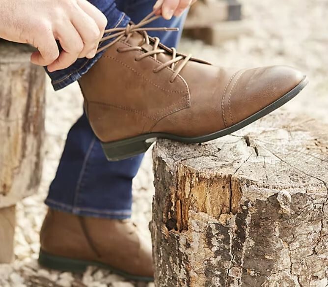 Frye and Co. Men\'s Mullen Flat Heel Chukka Lace-Up Boots Frye and Co. Men main image 4